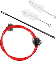 TOVINANNA 4Pcs Cornet Cleaning Kit Maintenance Tool for Tubular Instruments Lightweight Scratch Design for Trumpet Care Cleaning