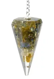 Labradorite Orgone Pendulum