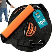 20m Training Lead for Dogs & Puppy - Long Line Leash With Control Handle For Recall/Obedience Training