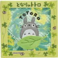 在飛比找蝦皮購物優惠-宮崎駿龍貓Totoro Mini方巾毛巾手帕禮盒組 大綠葉[