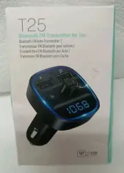 Bluetooth 5.0 FM Transmitter Dual USB Wireless Radio Adapter Car Kit