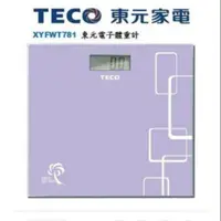 在飛比找蝦皮購物優惠-TECO 東元電子體重計