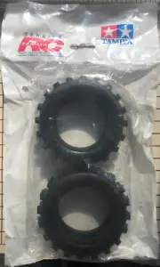 Tamiya RC FRONT Tires Tire Set for 1:10 Hotshot: 58047 # 9805110