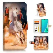 ( For Optus X Start 4 ) Wallet Flip Case Cover AJ24440 Horse