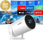 [Electric Focus] Mini Projector 4K 1080P Supported with Android System, Portabl