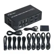 4K HDMI Switch KVM Four Port Switcher 4 Input 1 Output Support PiKVM and BLIKVM