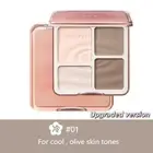 Judydoll Highlighter Contour Bronzer Palette Nude Makeup Natural Facial 3D Nose