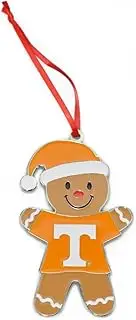 Tennessee Volunteers Gingerbread Man Metal Christmas Ornament