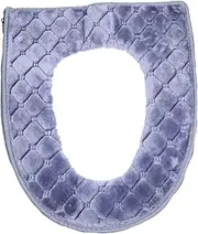 iplusmile Warm Winter Thickened Toilet Seat Pad Bath Mats Universal Washable Soft Material