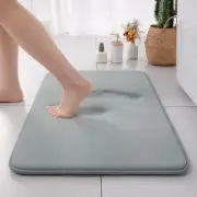 Extra Thick Memory Foam Bath Mat, 22 X 36 Light Grey Ultra Soft Non Slip Supe...