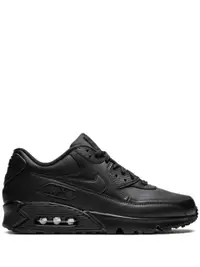 在飛比找Farfetch優惠-Air Max 90 "Triple Black" leat