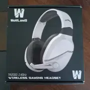 WolfLawS TA2000 Wireless Gaming Headset 2.4GHz with Noise Canceling Microphone