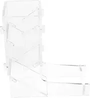 NAMOARLY Dice Tower Storage for Tabletop Games Portable and Collapsible Acrylic Dice Rolling Tower