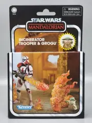 Star Wars Vintage Collection Deluxe The Mandalorian Incinerator Trooper & Grogu