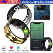 BT Smart Ring Health Ring Heart Rate Blood Oxygen Sleep Monitoring for Women Men