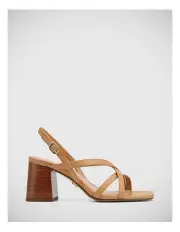 [Wittner] Lauri Leather Strappy Heel in Dark Sand