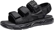 [UANGLI] Mens Hiking Sandals with Arch Support Orthopedic Walking Recovery Sandals for Plantar Fasciitis Open Toe Summer Athletic Sport Comfortable Cushion Breathable Outdoor Water Sandals