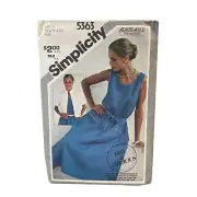 Simplicity Sewing Pattern 5363 Dress Jacket Pockets Misses Size 10-14