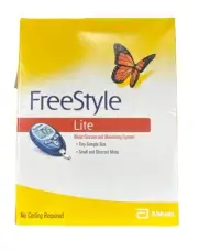 Freestyle Lite Blood Glucose Monitoring System No Coding Required, FAST SHIPPING