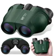 Compact Waterproof Pocket Easy-Focus Binoculars Adults Kids for Bird Watching