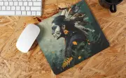 Native American Indian Woman Art Computer Mouse Pad Gift