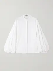 [Alaïa] Alaïa - Cotton-poplin Blouse - White - FR 42 FR 42 White