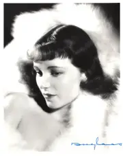 DOLLY HAAS HAND SIGNED 8x10 PHOTO+COA AWESOME POSE+VERY RARE