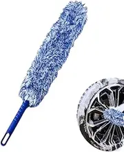Pzuryhg Wheel Brush, Alloy Wheel Brush, Car Wheel Brush, Microfiber Wheel Brush For Gentle, Scratch frees Cleaning Deep Into The Rim Bed, Auto Wheel Cleaning Brush, Bendable Lightweight Rim Brush