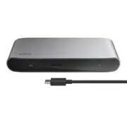 Belkin Connect Thunderbolt 4, 5-in-1 Core Hub - Space Grey(INC013AUSGY), Dual Display,40 Gbps, 96W Power Delivery,Thunderbolt 4,