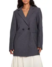 [Belle & Bloom] Kensington Oversized Coat in Black