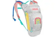 Camelbak Mini MULE 1.5L Kids Sports Hydration Pack - Grey / Rainbows
