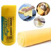 1 Car Wash Chamois Shammy Towel Synthetic Super Absorbent Drying Cloth Wipe Auto