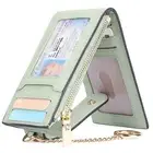 Womens Wallet Small Multi Card Case Slim Thin Vegan Leather Bifold Rfid Credi...