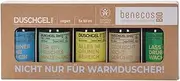 benecos Organic mini set not only for warm showers, vegan, recycled plastic
