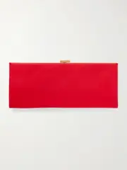 [NEOUS] NEOUS - Metis Crepe De Chine Clutch - Red - One size One size Red