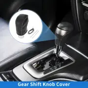 1 Set Car Gear Shift Knob Cover for Volkswagen Golf 2015-2019 Pebbled Black Grey (for: Volkswagen)