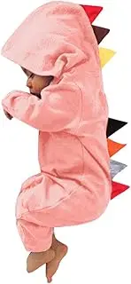 [Generic] 12 Months Girl Clothes Jumpsuit Infant Dinosaur Boy Baby Style Playsiut Patchwork Girls Romper Girls Romper&Jumpsuit Baby Girl 1st Birthday Pink