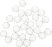 SUPVOX 90pcs Clear Glass Marbles Round Decorative Beads for Vase Fillers Fish Tank Decoration Craft Projects Lightweight Break Resistant for Weddings and Events