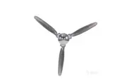3 Blade Aircraft Propeller 24" Chrome Aluminum Airplane Aviation Wall Decor New