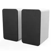 Silcron SLR07 Wireless Active Bookshelf Speakers Set with HDMI ARC - White