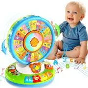 Toys for 1 2 3 Year Old Boy Girl, Musical Spin and Sing Alphabet Zoo, Learnin...