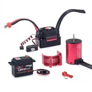 SURPASS HOBBY KK 3650 Brushless Motor 4500KV 60A Brushless ESC 6KG Metal Gear Digital Servo RC Car Parts