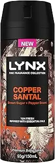 LYNX Fine Fragrance Deodorant ANTIPERSPIRANT COPPER SANTAL 150 ML