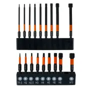 18Pcs Impact Hex Head Allen Wrench Drill Bit S2 Steel 1/4" Hex Shank༄Screwdriver