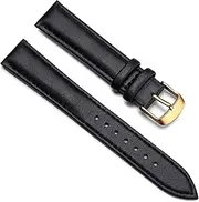 [BGBFGF] Watch straps,Leather Watch Strap 20/22mm Leather Watch Band with Butterfly Buckle