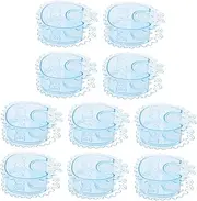 SWOOMEY 10pcs Wedding Candy Box Accessories Decoration Inflatable Decoration Dessert Props Pretend Play Supplies Item Ballpoint Pen Room Content Container Sky-blue Plastic