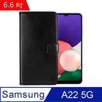 在飛比找PChome24h購物優惠-IN7 瘋馬紋 Samsung A22 5G (6.6吋) 