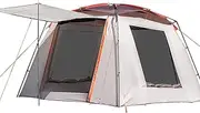 4/5/6 Man Tents, Camping Tents & Shelters Waterproof, Outdoor Sports Tent Camping Sun Shelters, Easy Setup with Large Mesh for Ventilation, Instant Cabin Tent