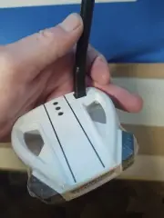 New L.H. Taylormade EX Spider S.N. putter, 35" w/new Uncut BGT Polar White shaft