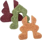 SUPVOX Pet Toys for Bunnies Rabbit Molar Chewing Sticks Guinea Pig Chinchilla Gerbil Christmas Tree Design